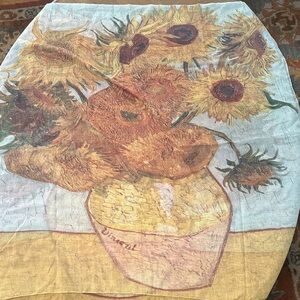 Vincent Vangogh Sunflower Scarf